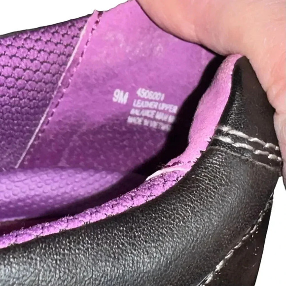 Bionica Grinnell 9M Black‎ Italian Leather Wedge Shoes 4506001 Slip Resistant - Picture 8 of 10